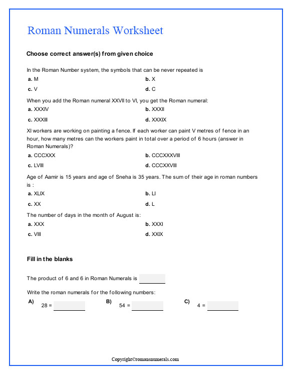 roman-numerals-worksheet-pdf