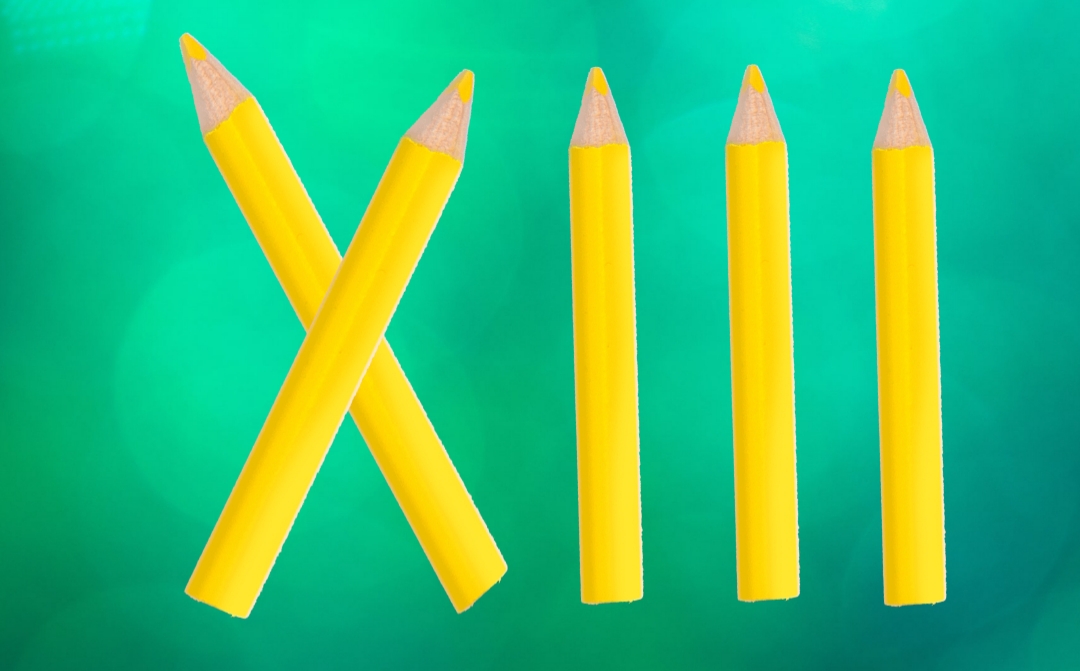 Roman Numeral 13 Roman Numerals Pro